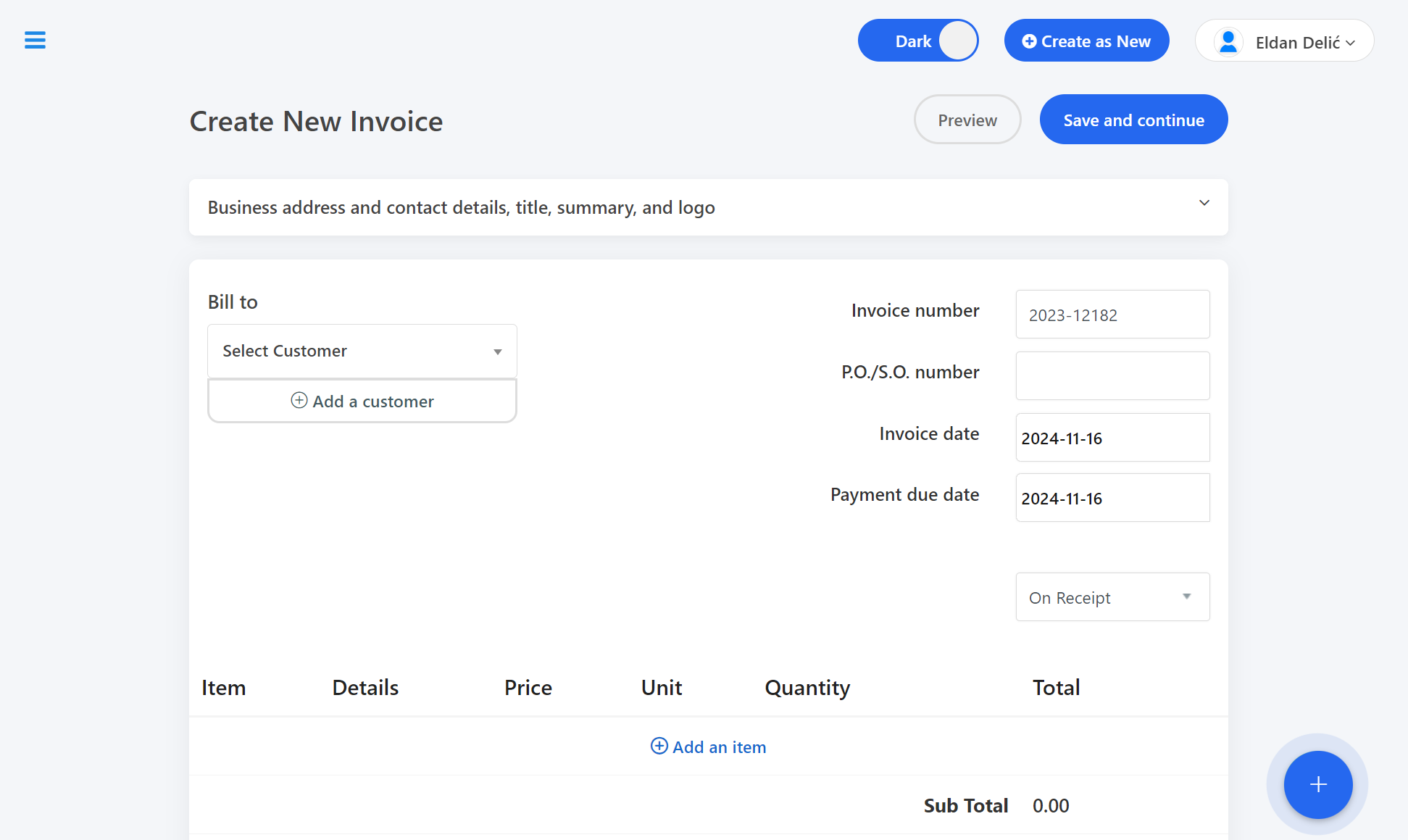 How to create a recurring invoice – AdBooks Help